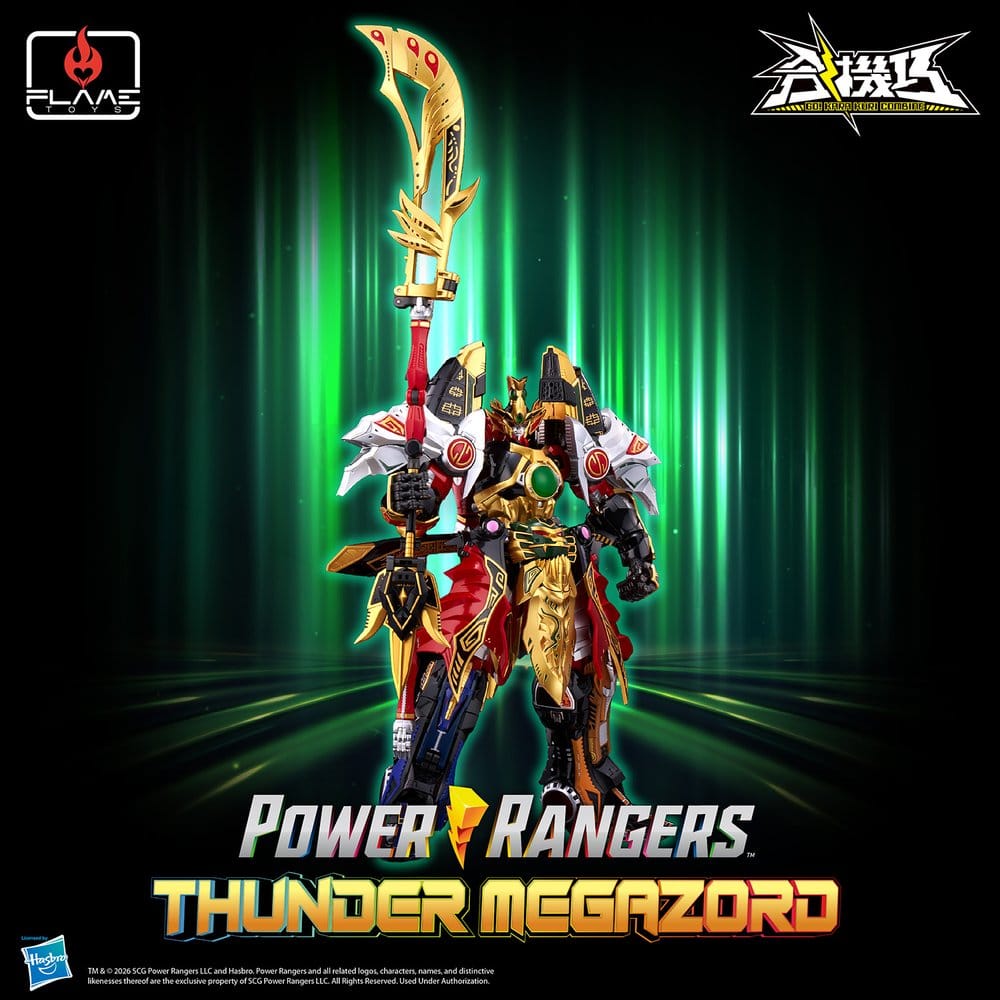 Power Rangers - Go! Kuro Kara Combine Actionfigur Thunder Megazord Figur – Bild 17
