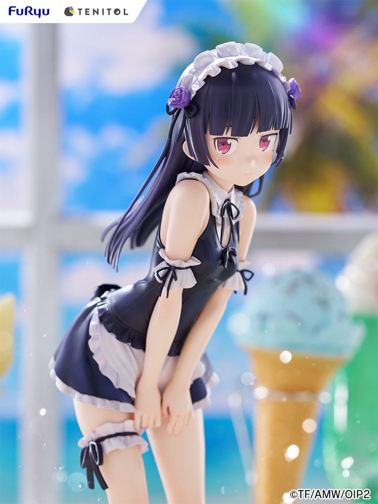 Sonstige - Ore no Imouto ga Konna ni Kawaii Wake ga Nai. Tenitol Tall PVC Statue Kuroneko swimsuits maid Ver. – Bild 10