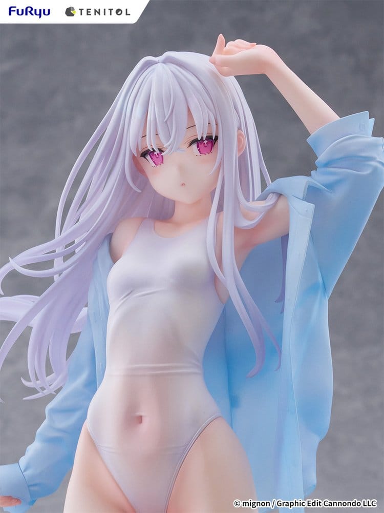 Mignon Works Tenitol Tall PVC Figur Shiro Swimsuit Ver. – Bild 10
