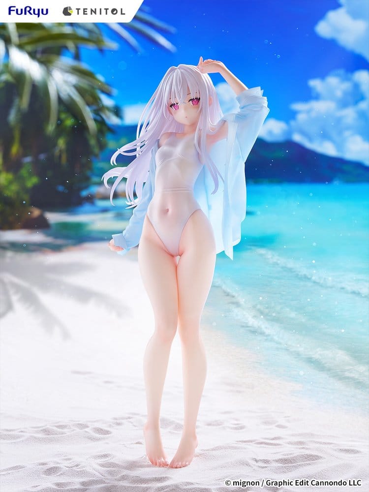 Mignon Works Tenitol Tall PVC Figur Shiro Swimsuit Ver. – Bild 2