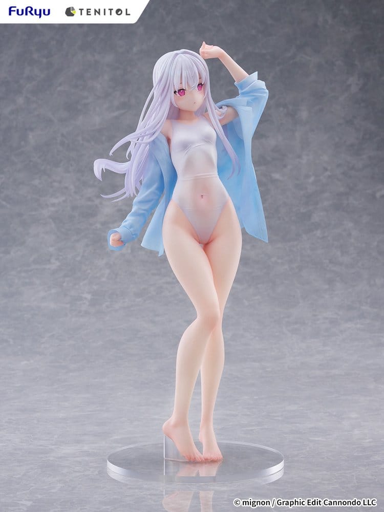 Mignon Works Tenitol Tall PVC Figur Shiro Swimsuit Ver. – Bild 5