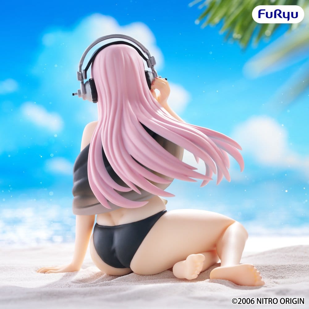 Super Sonico - Super Sonico Swimsuit Black Color Ver. - Noodle Stopper – Bild 4