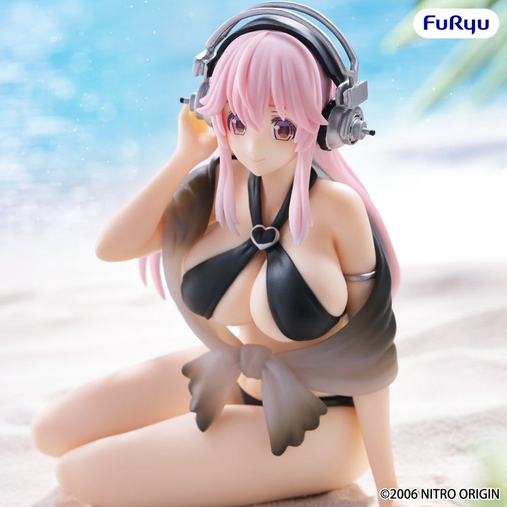 Super Sonico - Super Sonico Swimsuit Black Color Ver. - Noodle Stopper – Bild 5