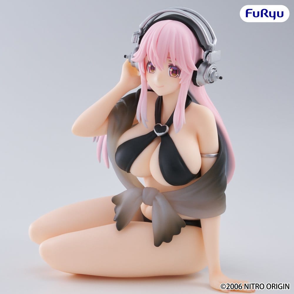 Super Sonico - Super Sonico Swimsuit Black Color Ver. - Noodle Stopper – Bild 7