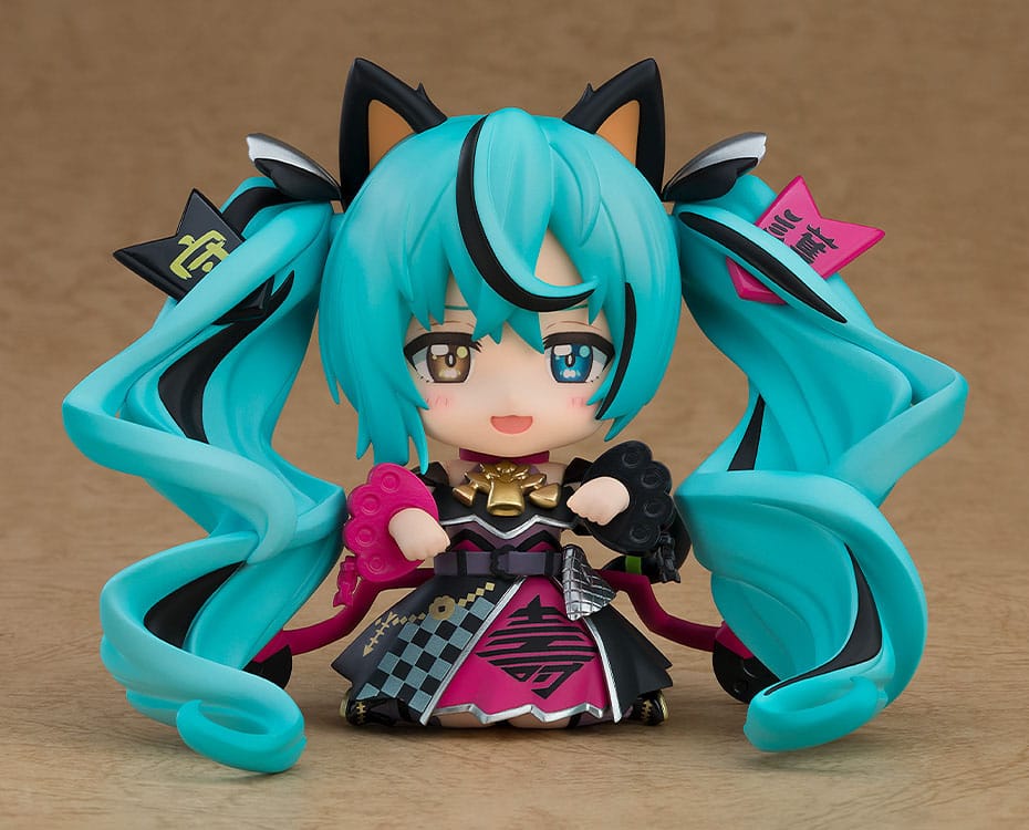 Character Vocal Series - 01 Nendoroid Actionfigur Hatsune Miku: Black Maneki Miku Ver. Figur – Bild 4