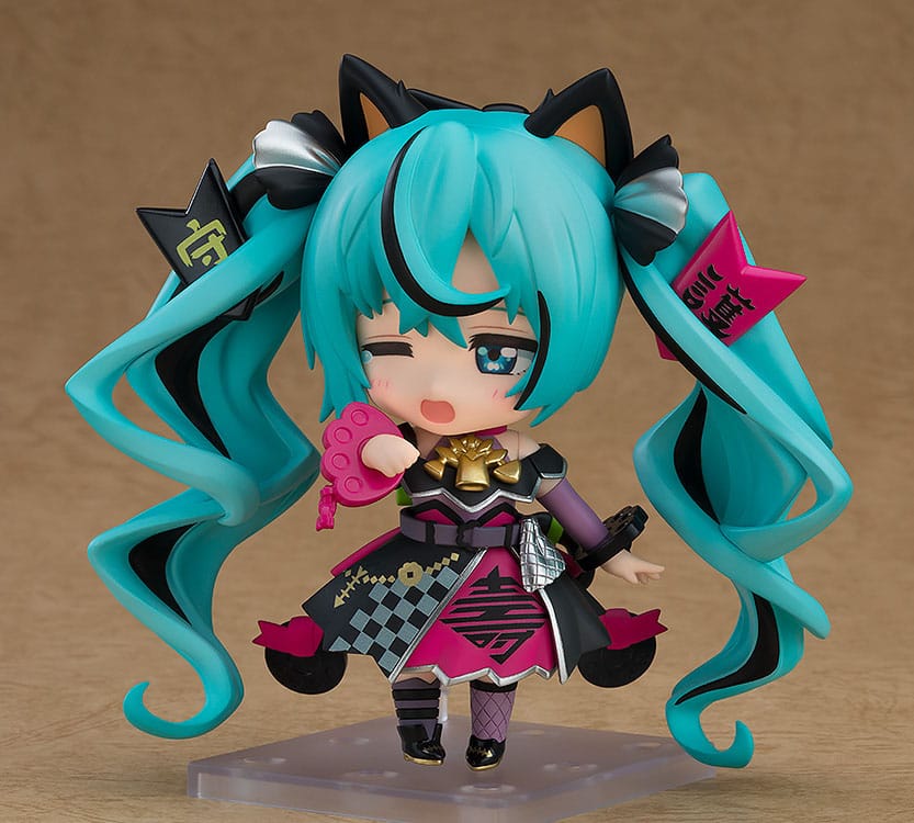 Character Vocal Series - 01 Nendoroid Actionfigur Hatsune Miku: Black Maneki Miku Ver. Figur – Bild 5