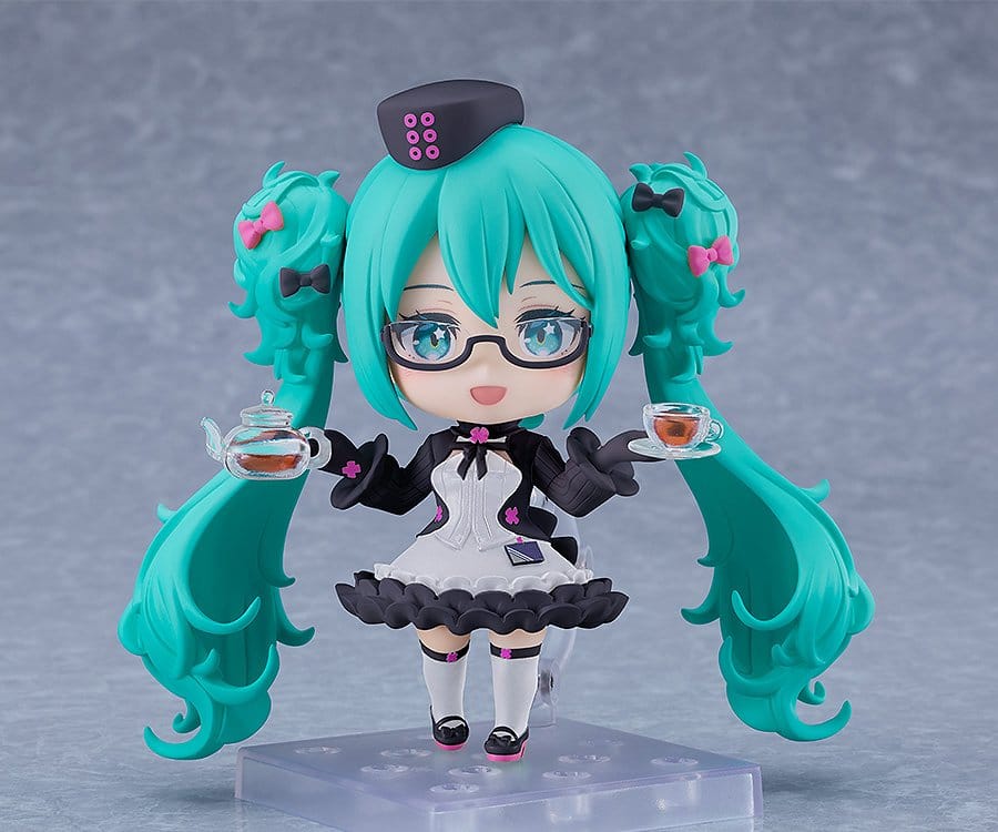 Hatsune Miku - Character Vocal Series 01: Hatsune Miku Nendoroid Actionfigur Hatsune Miku: Glasses x Café Ver. – Bild 2