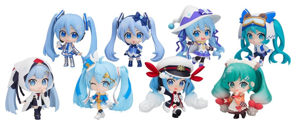 Hatsune Miku - Character Vocal Series 01: Hatsune Miku Minifiguren Snow Miku All Stars Collection Vol. 1 8 cm Blind Box Sortiment (8) – Bild 1