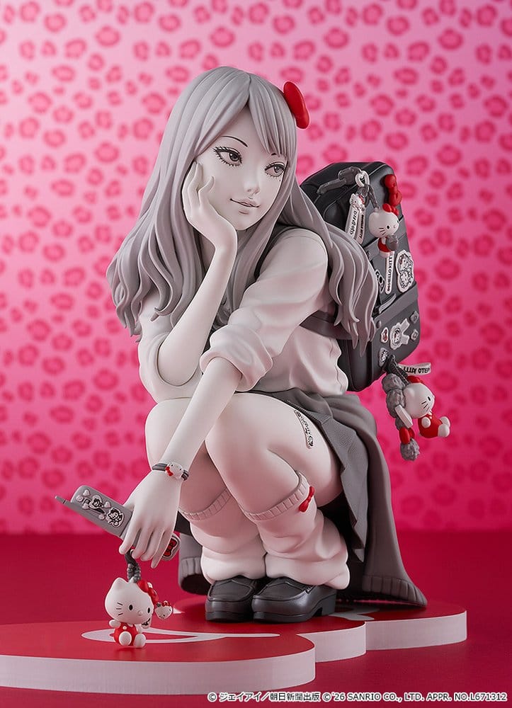 Hello Kitty - Junji Ito PVC Figur Gyaru Tomie x Hello Kitty – Bild 2