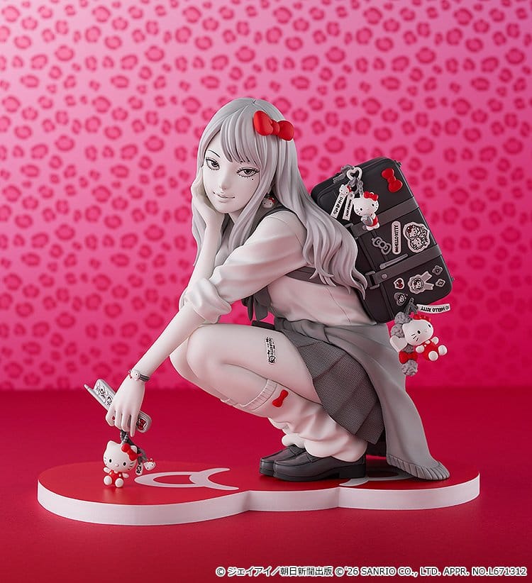 Hello Kitty - Junji Ito PVC Figur Gyaru Tomie x Hello Kitty – Bild 3