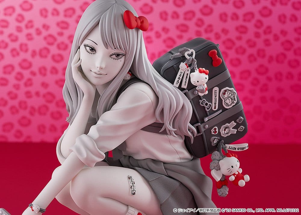 Hello Kitty - Junji Ito PVC Figur Gyaru Tomie x Hello Kitty – Bild 4