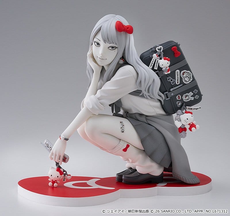 Hello Kitty - Junji Ito PVC Figur Gyaru Tomie x Hello Kitty – Bild 7