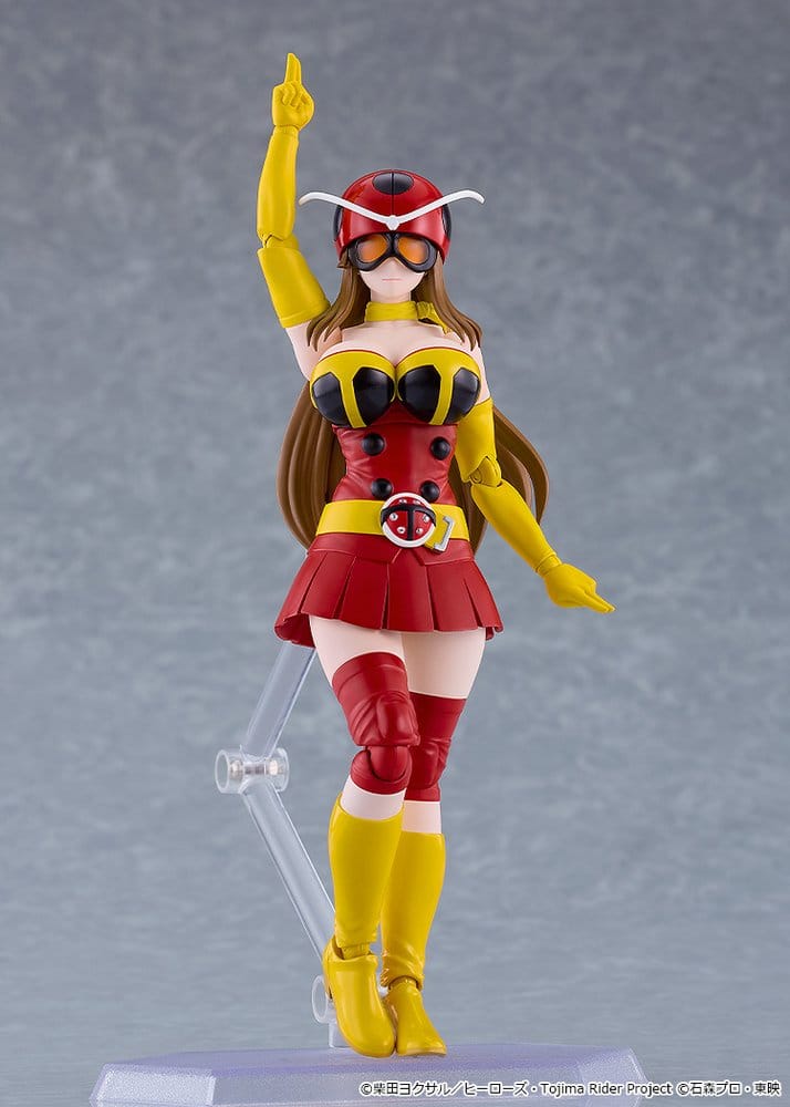 Kamen Rider - Tojima Wants to Be a Kamen Rider Figma Actionfigur Yuriko Okada (Electro-Wave Human Tackle Ver.) – Bild 2