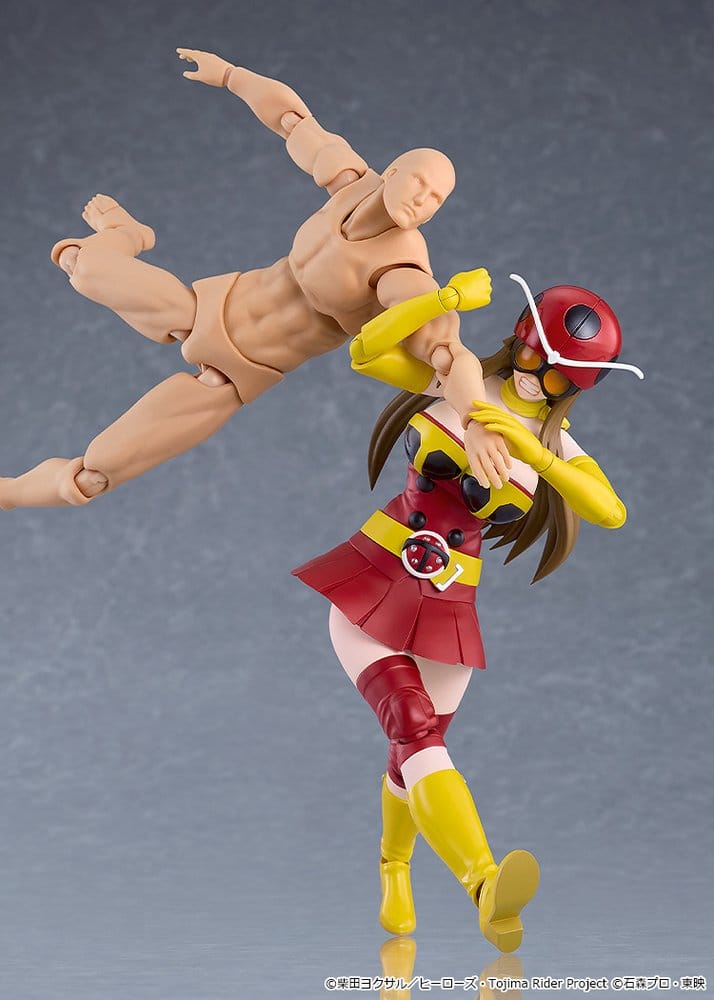 Kamen Rider - Tojima Wants to Be a Kamen Rider Figma Actionfigur Yuriko Okada (Electro-Wave Human Tackle Ver.) – Bild 4