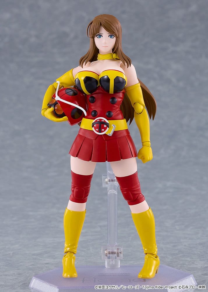 Kamen Rider - Tojima Wants to Be a Kamen Rider Figma Actionfigur Yuriko Okada (Electro-Wave Human Tackle Ver.) – Bild 5