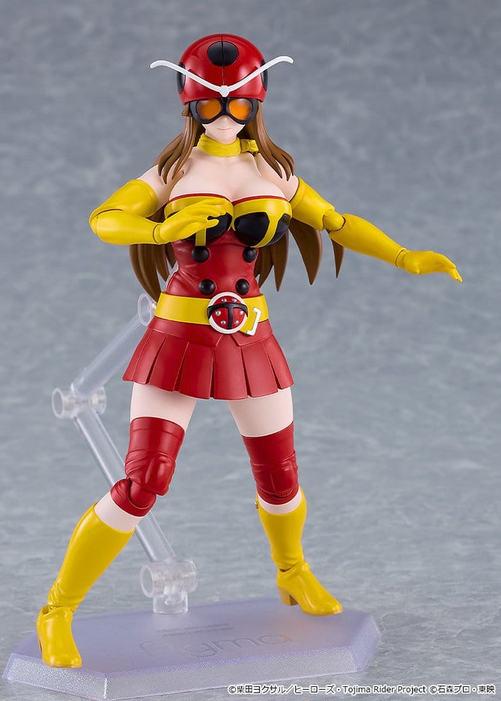 Kamen Rider - Tojima Wants to Be a Kamen Rider Figma Actionfigur Yuriko Okada (Electro-Wave Human Tackle Ver.) – Bild 6