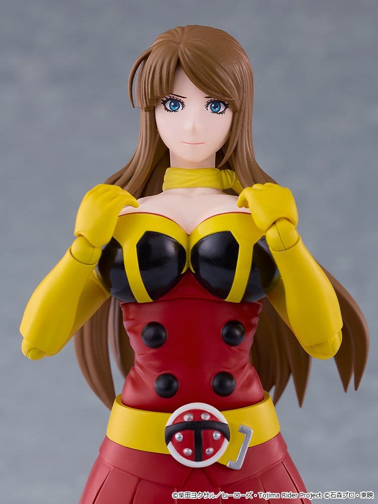 Kamen Rider - Tojima Wants to Be a Kamen Rider Figma Actionfigur Yuriko Okada (Electro-Wave Human Tackle Ver.) – Bild 8