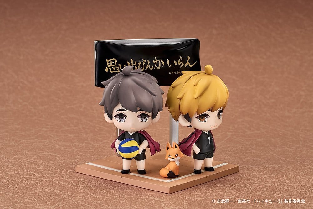 Haikyu!! - Qset+ Minifiguren 2er-Pack Atsumu Miya & Osamu Miya Figur – Bild 3