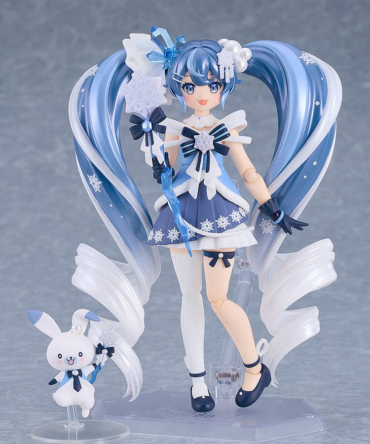 Character Vocal Series - 01: Hatsune Miku Figma Actionfigur Snow Miku: Crystal Snow Ver. Figur – Bild 2
