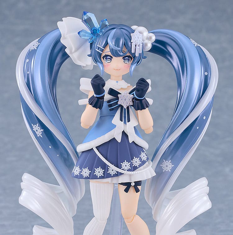 Character Vocal Series - 01: Hatsune Miku Figma Actionfigur Snow Miku: Crystal Snow Ver. Figur – Bild 3