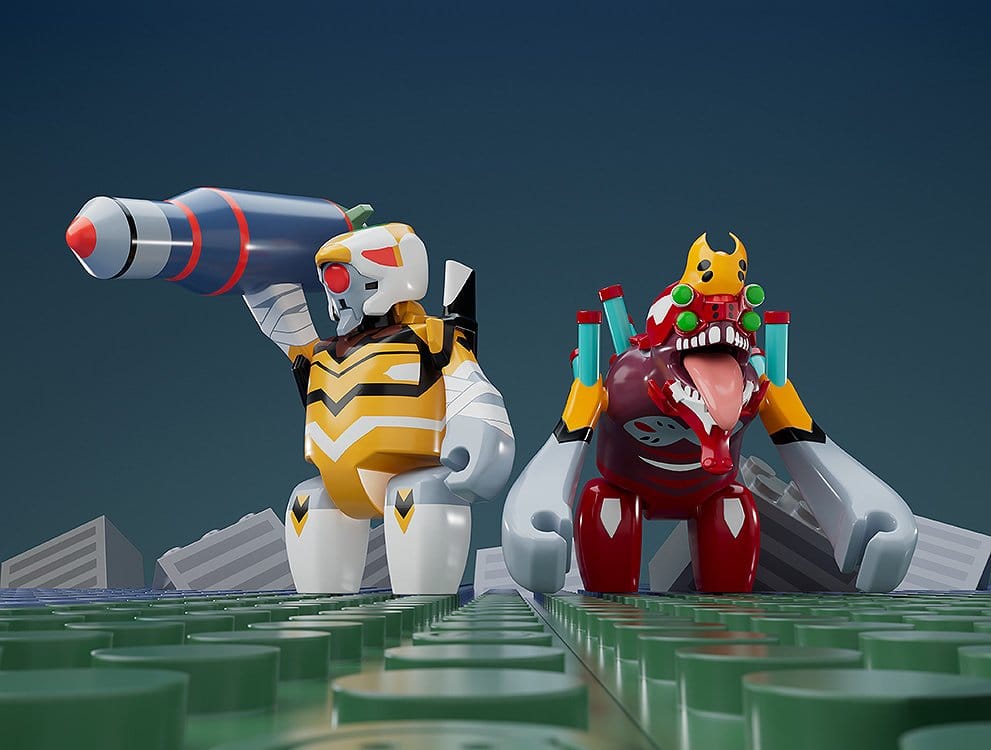Evangelion - Rebuild of Evangelion Brickroid Minifigur Evangelion Unit 02 Beast Form 2nd Phase (Type 1) – Bild 5