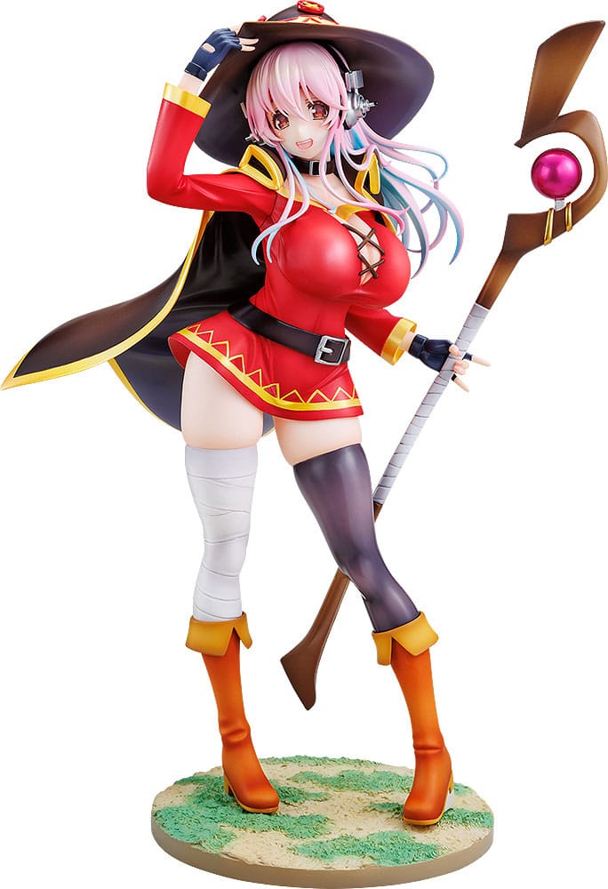 KonoSuba - Super Sonico x Konosuba PVC Statue 1/7 Super Sonico Megumin collaboration Ver. – Bild 1