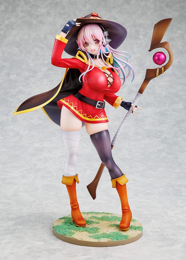 KonoSuba - Super Sonico x Konosuba PVC Statue 1/7 Super Sonico Megumin collaboration Ver. – Bild 2