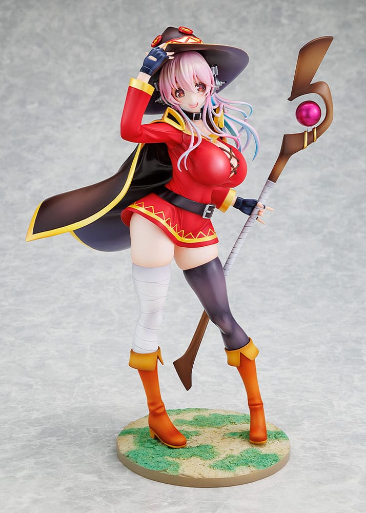 KonoSuba - Super Sonico x Konosuba PVC Statue 1/7 Super Sonico Megumin collaboration Ver. – Bild 4