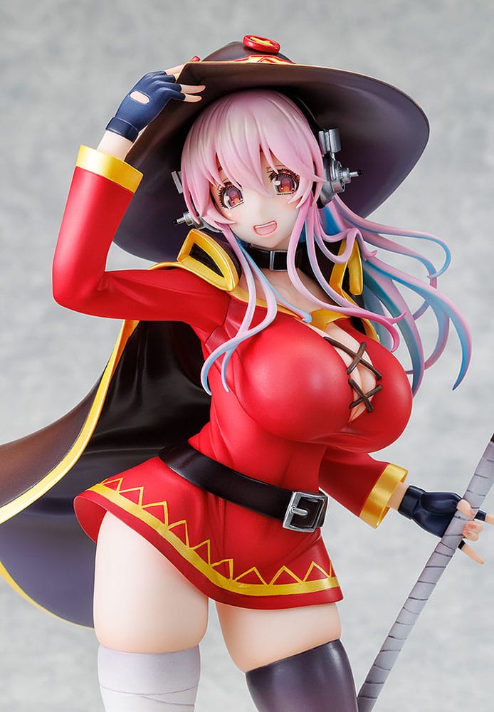 KonoSuba - Super Sonico x Konosuba PVC Statue 1/7 Super Sonico Megumin collaboration Ver. – Bild 7