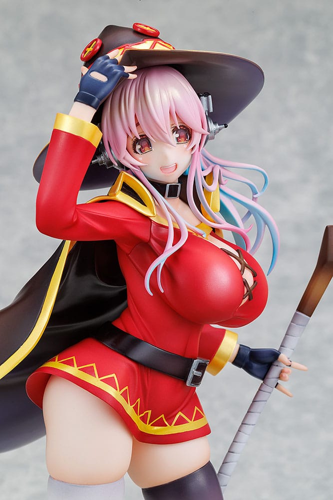 KonoSuba - Super Sonico x Konosuba PVC Statue 1/7 Super Sonico Megumin collaboration Ver. – Bild 8