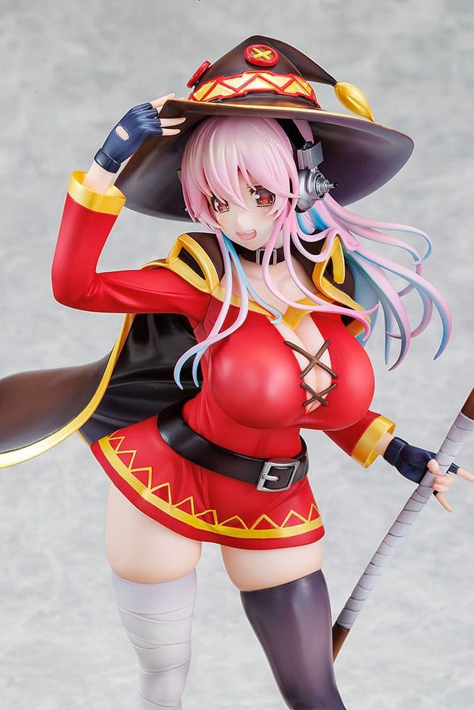KonoSuba - Super Sonico x Konosuba PVC Statue 1/7 Super Sonico Megumin collaboration Ver. – Bild 9