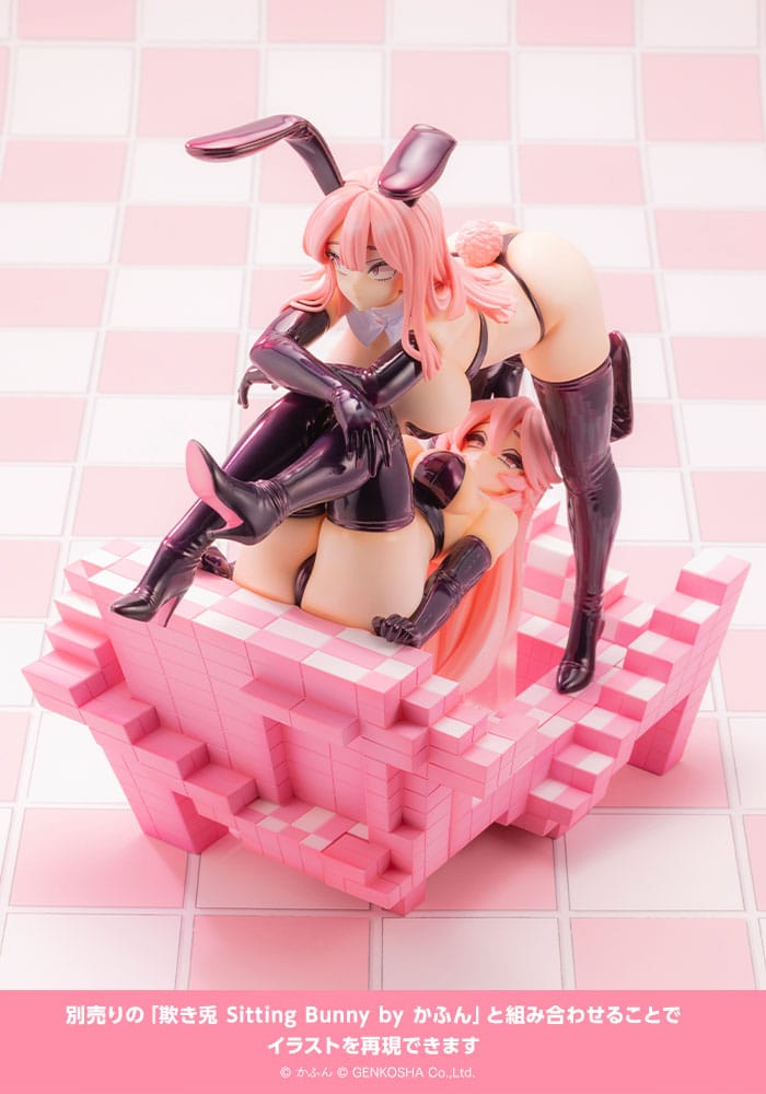 Original Character Trick Bunnies PVC Statue 1/7 Standing Bunny Illustration by Kafun 24 cm       – Bild 19