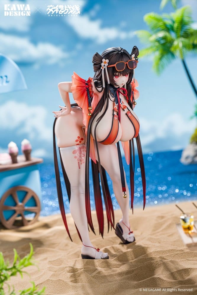 Daiblos Core - Maree Rouge Rakubai no Utage 1/6 Scale Figur – Bild 6
