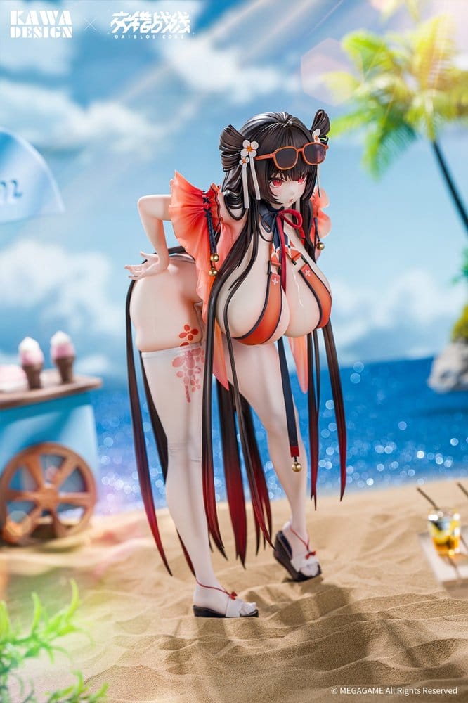 Daiblos Core - Maree Rouge Rakubai no Utage Wet Ver. 1/6 Scale Figur – Bild 11