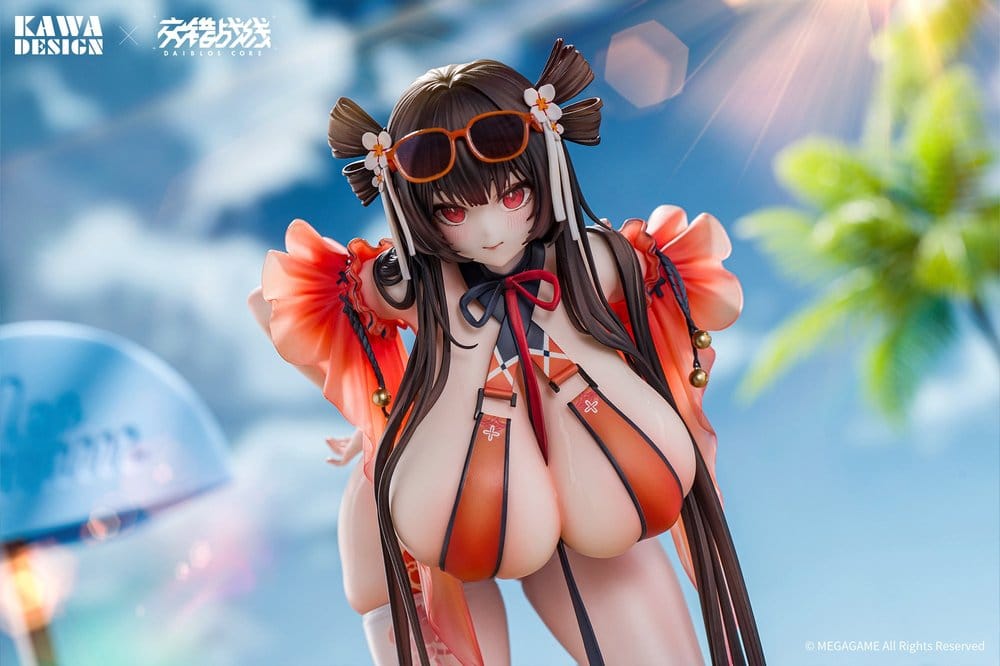 Daiblos Core - Maree Rouge Rakubai no Utage Wet Ver. 1/6 Scale Figur – Bild 3