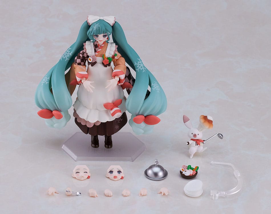 Character Vocal Series - 01: Hatsune Miku Figma Actionfigur Snow Miku: - Winter Delicacy Ver. – Bild 7