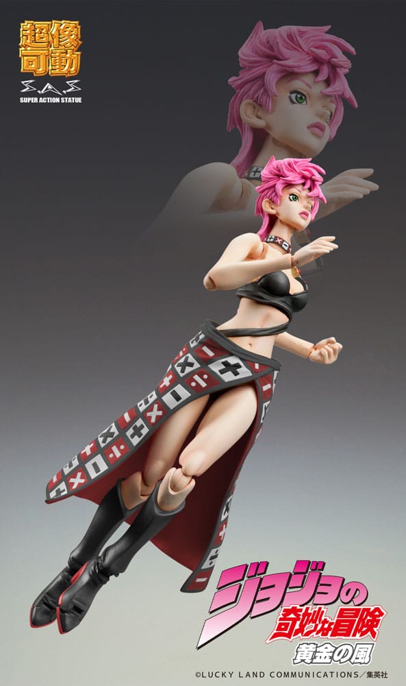 JoJo's Bizarre Adventure - Part 5 Super Action Actionfigur Trish Una Black Ver. Figur – Bild 5