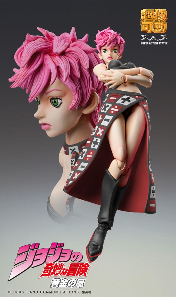 JoJo's Bizarre Adventure - Part 5 Super Action Actionfigur Trish Una Black Ver. Figur – Bild 6