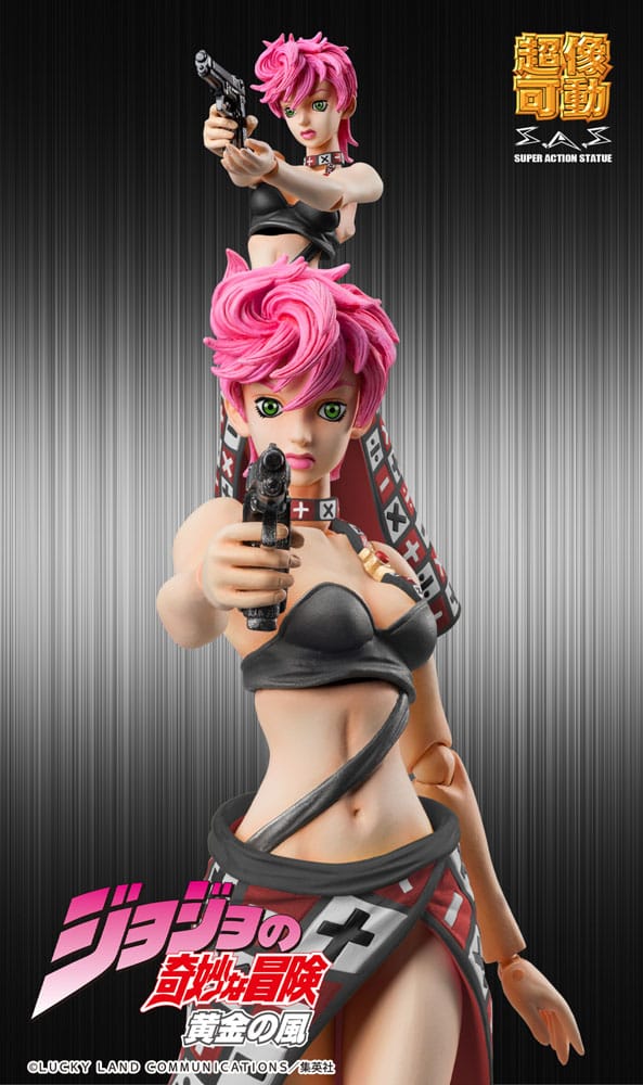JoJo's Bizarre Adventure - Part 5 Super Action Actionfigur Trish Una Black Ver. Figur – Bild 7