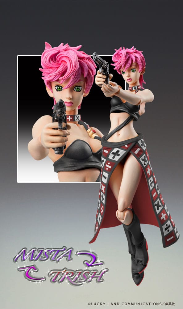 JoJo's Bizarre Adventure - Part 5 Super Action Actionfigur Trish Una Black Ver. Figur – Bild 8