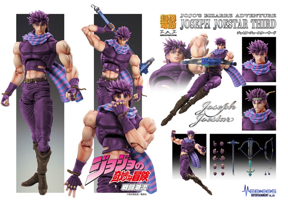JoJo's Bizarre Adventure - Battle Tendency Actionfigur Chozokado Joseph Joestar Third Figur – Bild 9