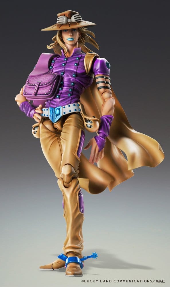 JoJo's Bizarre Adventure - Part 7: Steel Ball Run Super Action Actionfigur Chozokado Gyro Zeppeli Ver.1.5 Figur – Bild 3