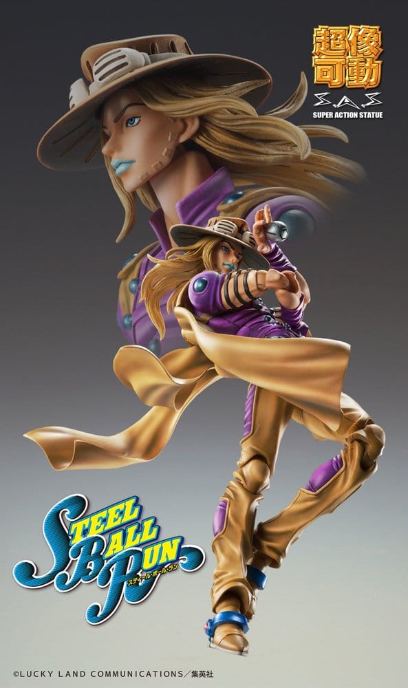 JoJo's Bizarre Adventure - Part 7: Steel Ball Run Super Action Actionfigur Chozokado Gyro Zeppeli Ver.1.5 Figur – Bild 5