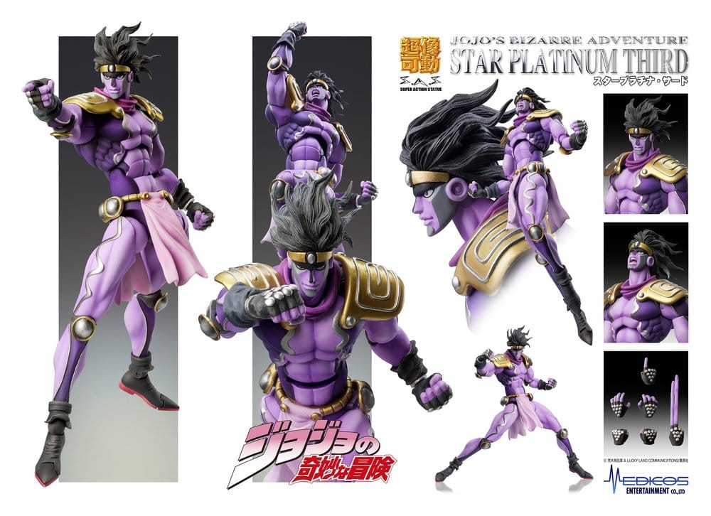 JoJo's Bizarre Adventure - Stardust Crusaders Chozokado Actionfigur Star Platinum Third Figur – Bild 6