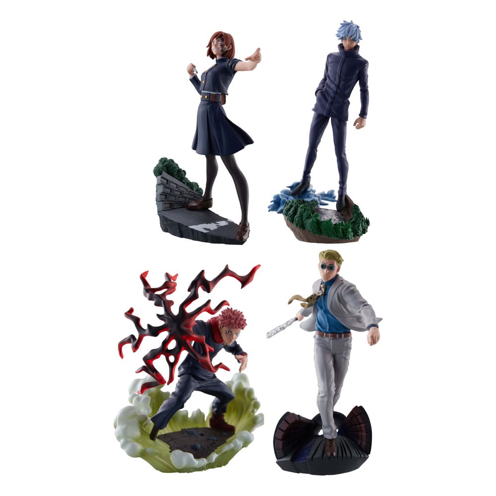 Jujutsu Kaisen - Petitrama Series Sammelfiguren 4er-Pack Jujutsu Kaisen Series Vol.2 Set Figur – Bild 1