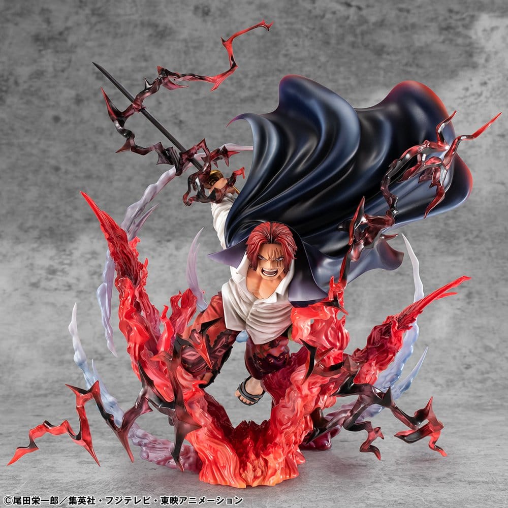 One Piece - Leader of Red Hair Pirates Red-Haired Shanks Kamusari - P.O.P SA-MAXIMUM – Bild 1