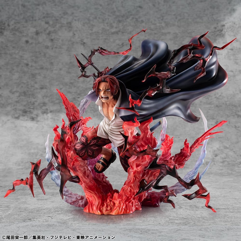 One Piece - Leader of Red Hair Pirates Red-Haired Shanks Kamusari - P.O.P SA-MAXIMUM – Bild 12