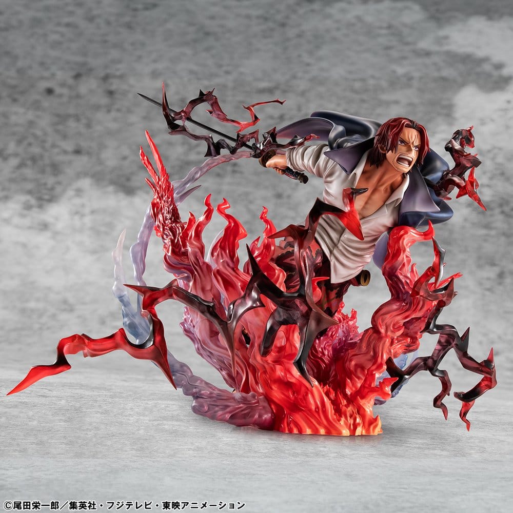 One Piece - Leader of Red Hair Pirates Red-Haired Shanks Kamusari - P.O.P SA-MAXIMUM – Bild 16