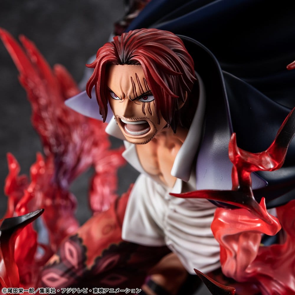 One Piece - Leader of Red Hair Pirates Red-Haired Shanks Kamusari - P.O.P SA-MAXIMUM – Bild 3