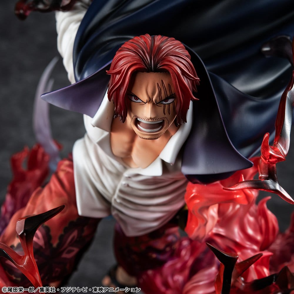 One Piece - Leader of Red Hair Pirates Red-Haired Shanks Kamusari - P.O.P SA-MAXIMUM – Bild 5